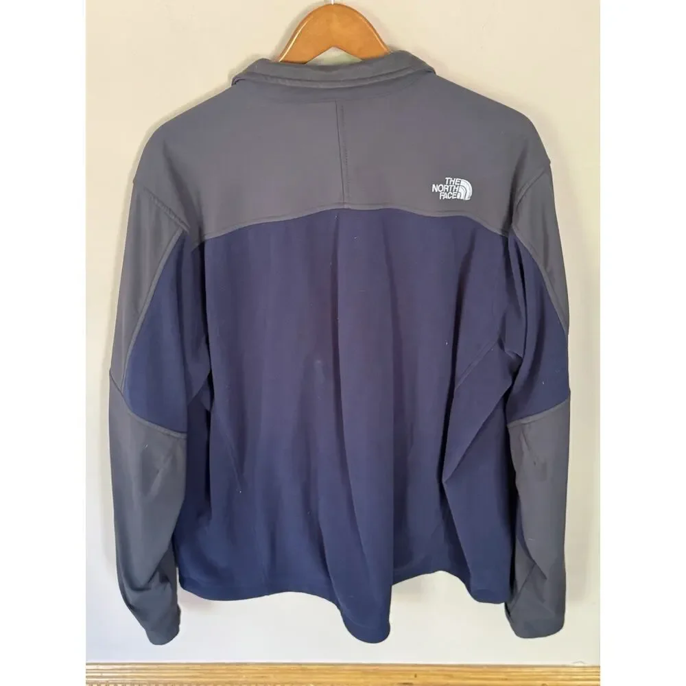 The North Face Men’s Blue & Gray Full Zip Apex Bionic Soft Shell Jacket XXL